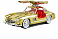 🔥 Mercedes-Benz 300 SL Golden Diecast Car